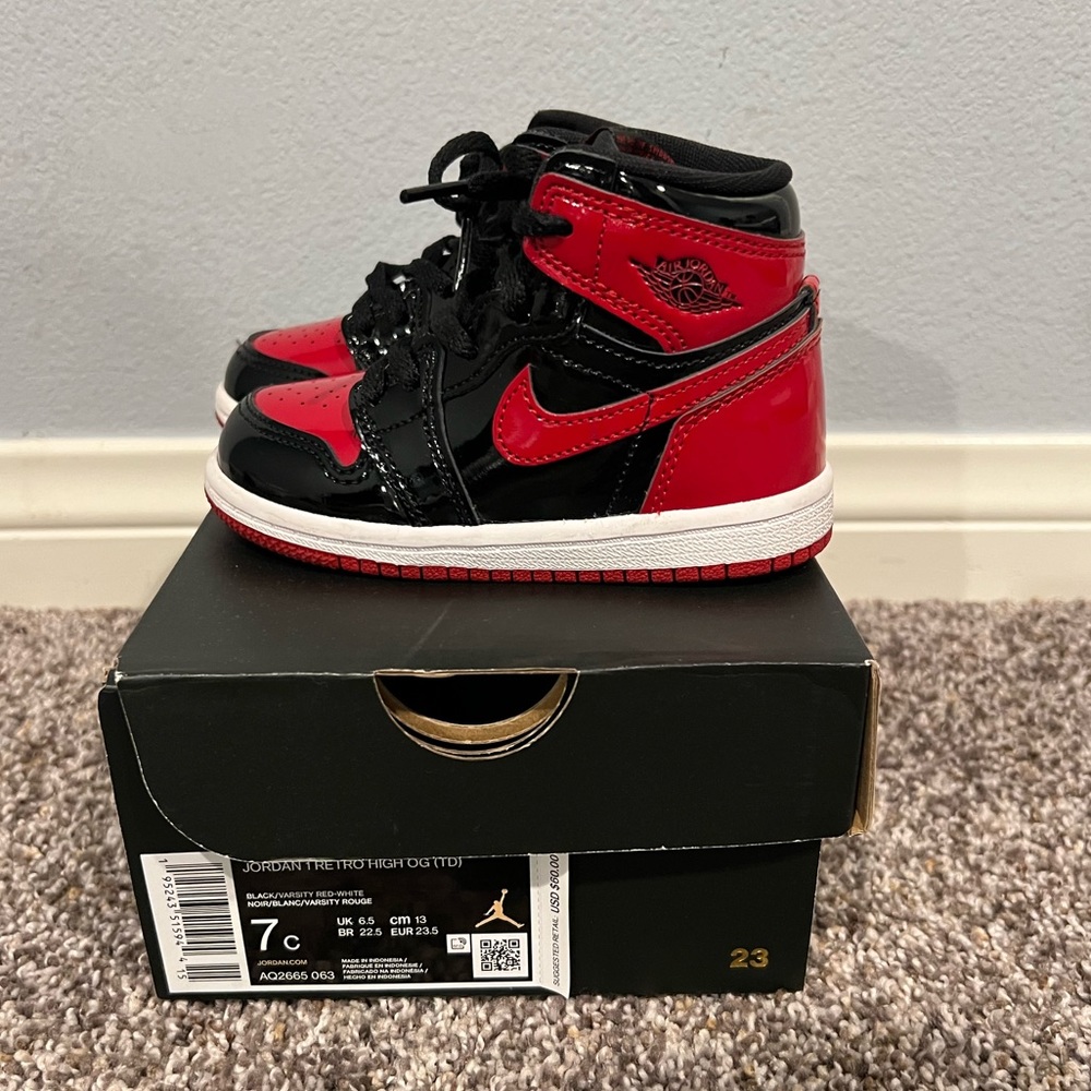 Brand new toddler Jordan 1 high Breds size 7